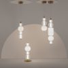 Maytoni collar lampada moderna a sospensione oro per cucina led 17w 3000k