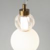 Maytoni collar lampada moderna a sospensione oro per cucina led 17w 3000k