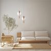Maytoni flusso lampada a sospensione elegante sferica bronzo vetro