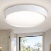Fabas orbit plafoniera per bagno rotonda bianca led 24w cct 2700k 3000k 4000k ip44