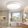 Fabas orbit plafoniera per bagno rotonda bianca led 24w cct 2700k 3000k 4000k ip44