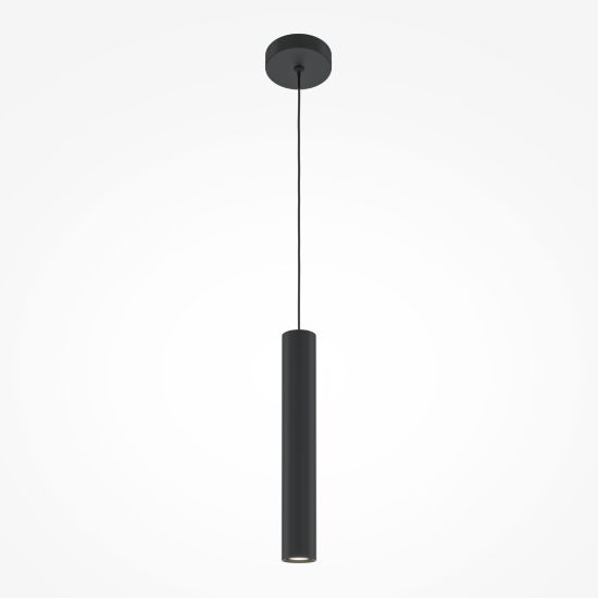 Maytoni pro focus lampada a sospensione per cucina moderna cilindrica nera