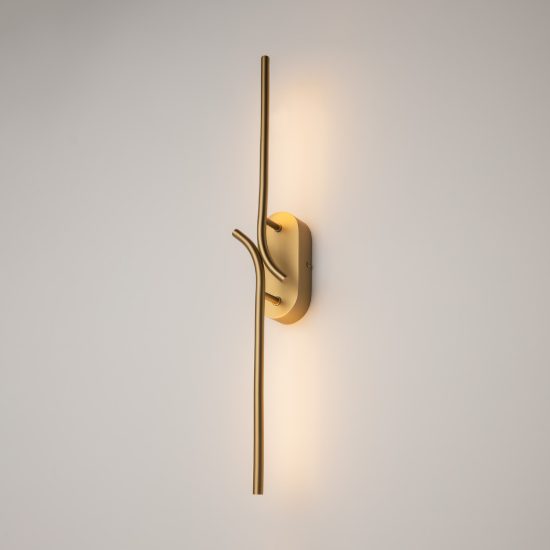 Maytoni renaissance applique led 7w 3000k per salotto ottone