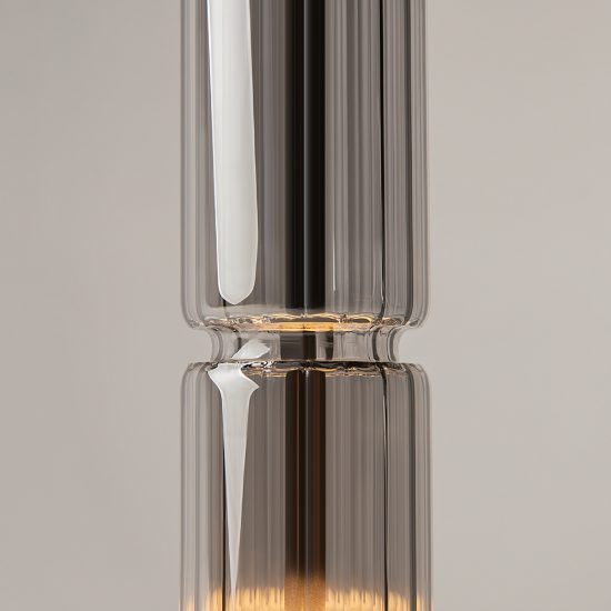 Maytoni ordo lampada a sospensione per cucina vetro nero led 8w 3000k
