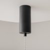 Maytoni ordo lampada moderna cilindrica nero vetro a sospensione led 8w 3000k