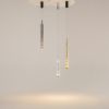 Maytoni ordo lampada moderna cilindrica nero vetro a sospensione led 8w 3000k
