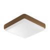 Plafoniera per esterno led 23w cct 3000k 6000k ip65 rame opaco 28cm