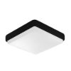 Plafoniera per esterno quadrata nera led 12w 18w 23w cct 3000k 6000k ip65