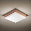 Plafoniera per esterno quadrata pesca led 12w 18w 23w cct 3000k 6000k ip65