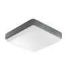Plafoniera per esterno led 12w 18w 23w cct 3000k 6000k ip65 grigio perla