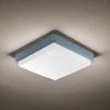 Plafoniera per esterno quadrata carta da zucchero led 12w 18w 23w cct 3000k 6000k ip65
