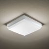 Plafoniera per esterno led 23w cct 3000k 6000k ip65 quadrata bianca