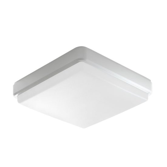 Plafoniera per esterno led 23w cct 3000k 6000k ip65 quadrata bianca