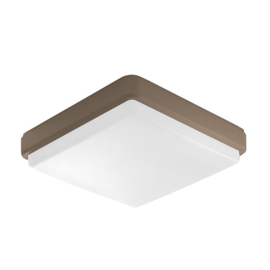 Plafoniera per esterno quadrata sabbia bagnata led 12w 18w 23w cct 3000k 6000k ip65