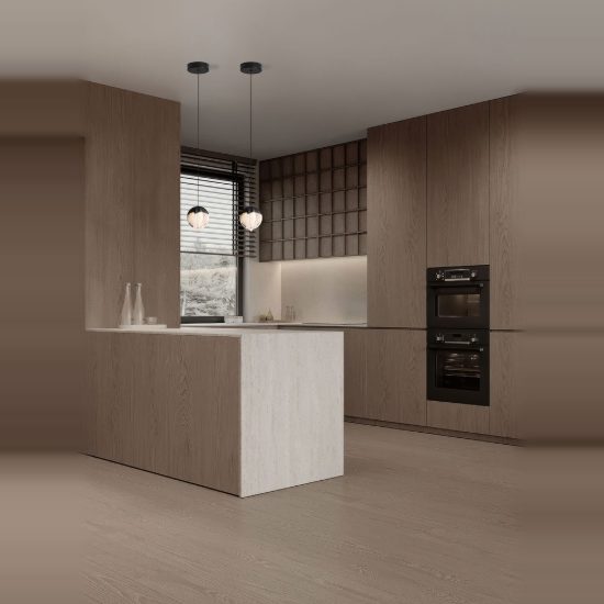 Lampada design per cucina sfera nera a sospensione led 5w 3000k dimmerabile