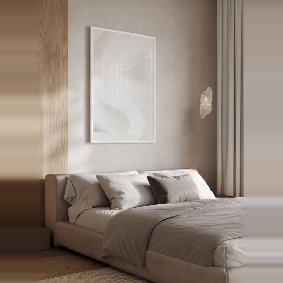 Lampada moderna oro ottone vetro a sospensione led 9w 3000k dimmerabile