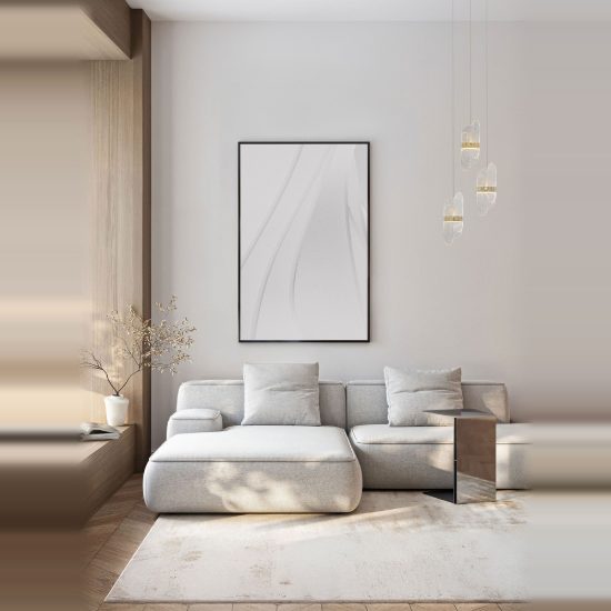 Lampadario led 20w 3000k dimmerabile per camera da letto contemporanea a sospensione oro ottone