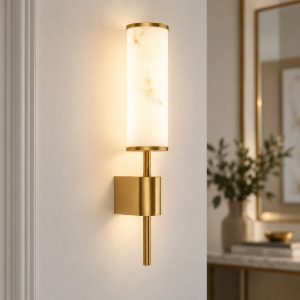 Applique da parete led 12w 3000k per camera da letto oro ottone