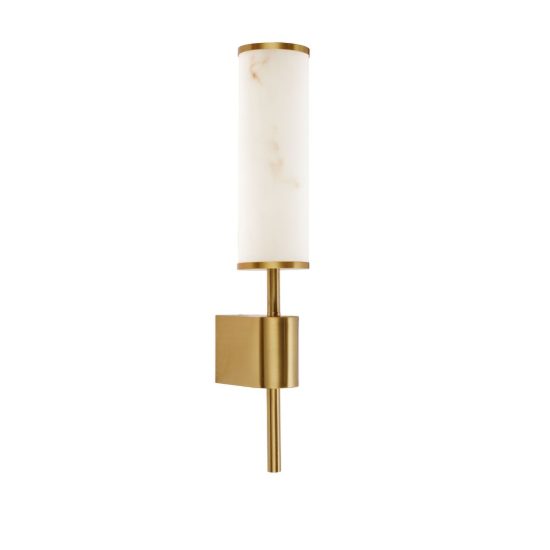 Applique da parete led 12w 3000k per camera da letto oro ottone