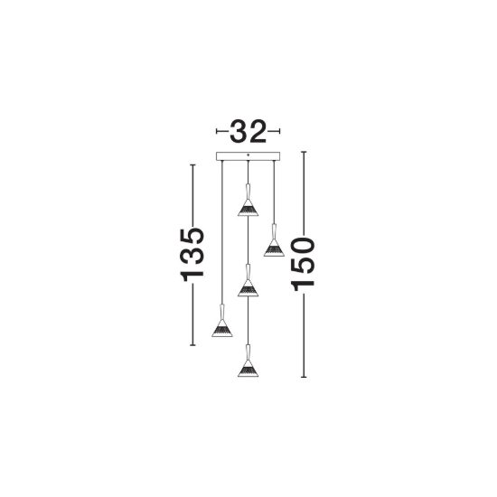 Lampadario per camera da letto moderno a sospensione oro rosa nero vetro led 30w 3000k dimmerabile
