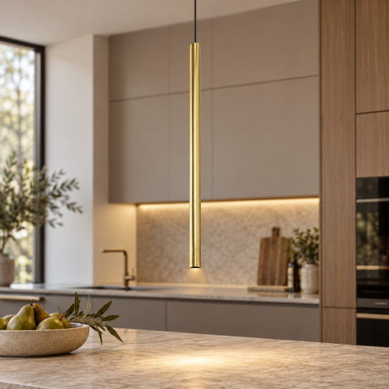 Ideal lux look sp01 round lampada a sospensione per isola cucina h100 cm