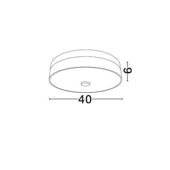 Plafoniera per cucina  disco oro ottone led 28w 3000k effetto alabastro