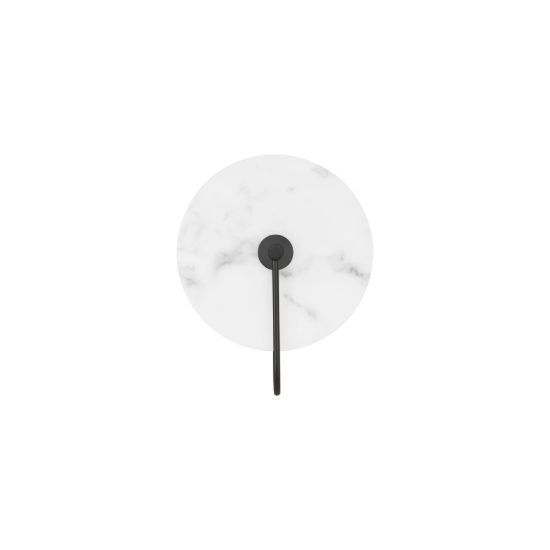 Applique led 6w 3000k per camera da letto moderno da parete nero opaco