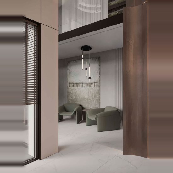 Lampadario a sospensione per camera da letto moderno nero led 18w 3000k