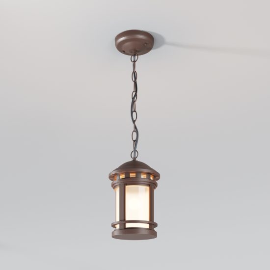 Maytoni salamanca lampada ip44 classica da esterno marrone vetro