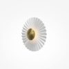 Maytoni fiore applique da parete led 3000k bianca e oro
