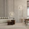 Maytoni fiore applique da parete led 3000k bianca e oro