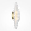 Maytoni fiore applique da parete led 3000k bianca e oro