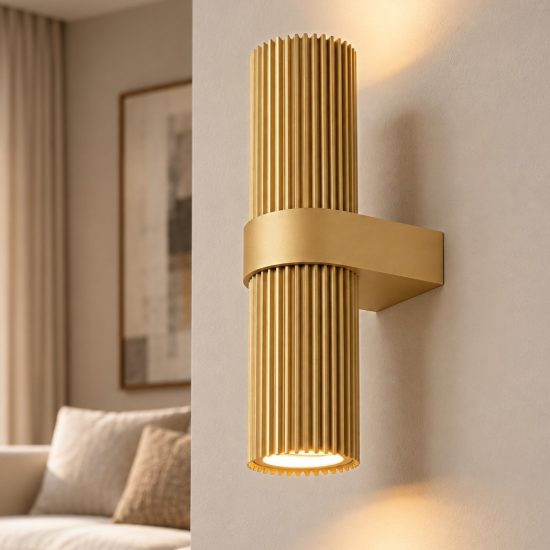 Applique da parete cilindrica oro maytoni dynamics