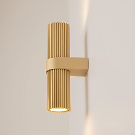 Applique da parete cilindrica oro maytoni dynamics