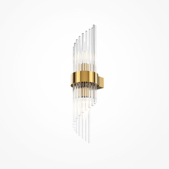 Maytoni frame applique moderna oro vetro per camera da letto