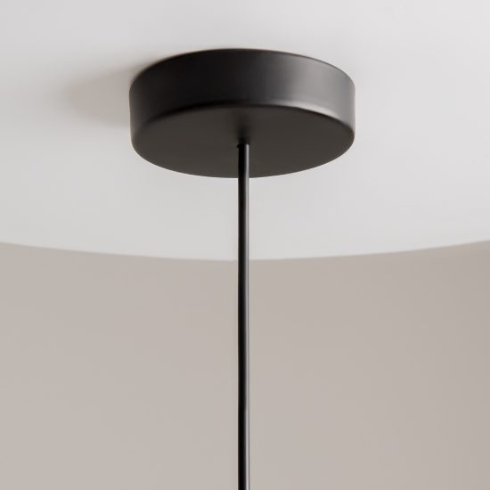 Maytoni kyoto lampada  a sospensione per cucina nera vetro