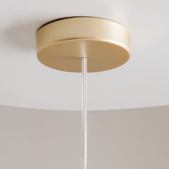 Maytoni kyoto lampada a sospensione per isola penisola cucina oro e grigio vetro