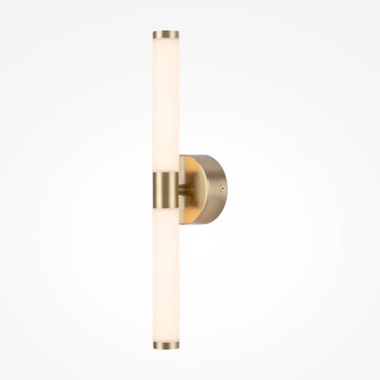 Maytoni axis applique da parete elegnate lineare oro led 3000k
