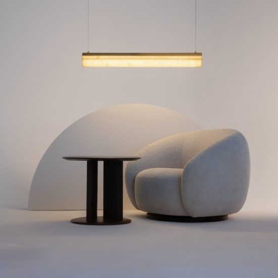 Petra maytoni lampadario design per tavolo da pranzo led 3000k ottone