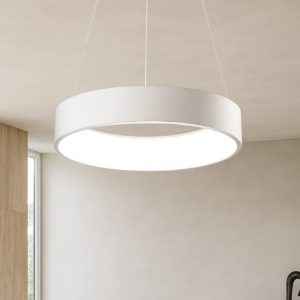 Affralux band diodi 45cm lampadario led 27w cct 3000k 4000k bianco moderno