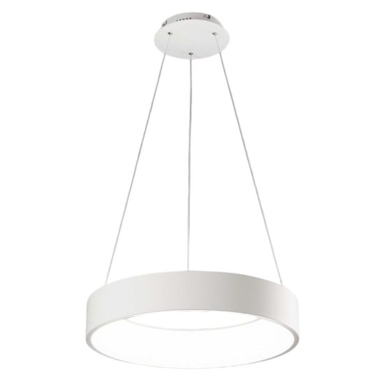 Affralux band diodi 45cm lampadario led 27w cct 3000k 4000k bianco moderno