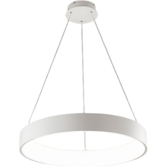 Affralux band diodi cerchio bianco 80cm lampadario moderno da soggiorno led 107w cct 3000k 4000k