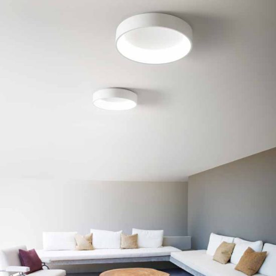 Plafoniera led 101w cct 3000k 4000k anello affralux band diodi bianca