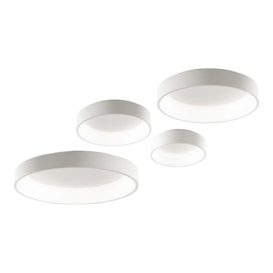 Plafoniera led 101w cct 3000k 4000k anello affralux band diodi bianca