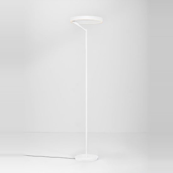 Piantana led 38w 3000k dimmerabile per ufficio moderna bianco