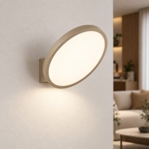 Applique led 8w cct 2700k 3000k dimmerabile per camera da letto oro champagne