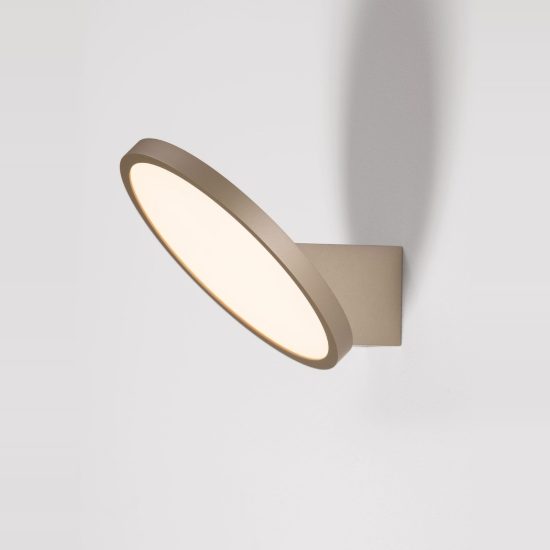 Applique led 8w cct 2700k 3000k dimmerabile per camera da letto oro champagne