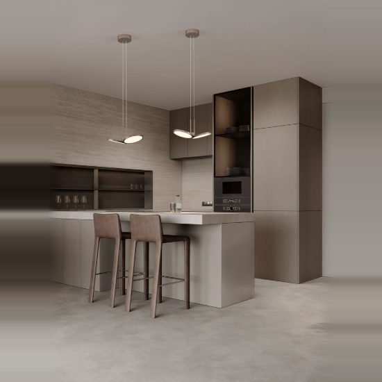 Lampadario a sospensione per cucina moderno disco oro champagne led 14w cct 2700k 3000k dimmerabile