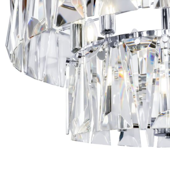 Maytoni puntes lampadario classico cromo cristallo 12 luci