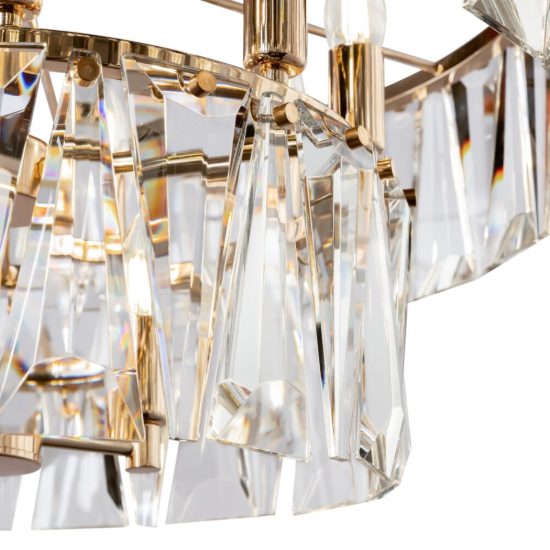 Lampadario classico con cristalli oro cristallo 12 luci puntes maytoni